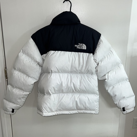 The North Face 1996 Retro Nuptse Puffer Jacket - Black and White - Picture 6 of 7